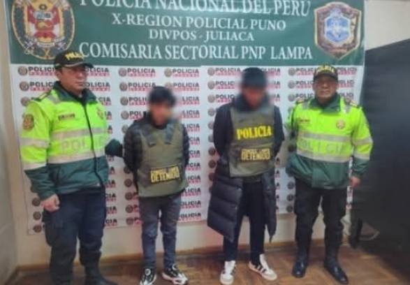 Lampa | Policía detiene a dos presuntos integrantes de “Los Faites de Palca” por robo agravado