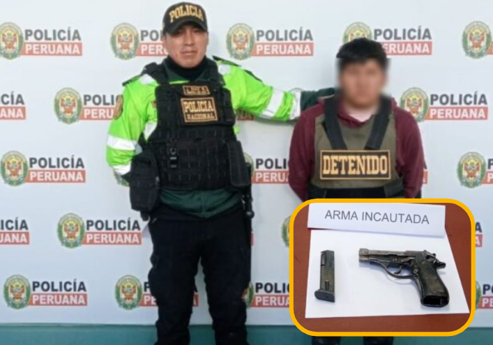 Puno | Detienen a joven armado tras intento de robo a mototaxi en JulIaca