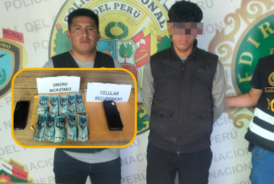 Juliaca | Detienen a joven acusado de extorsionar a una mujer para devolverle su celular Juliaca | Detienen a joven acusado de extorsionar a una mujer para devolverle su celular