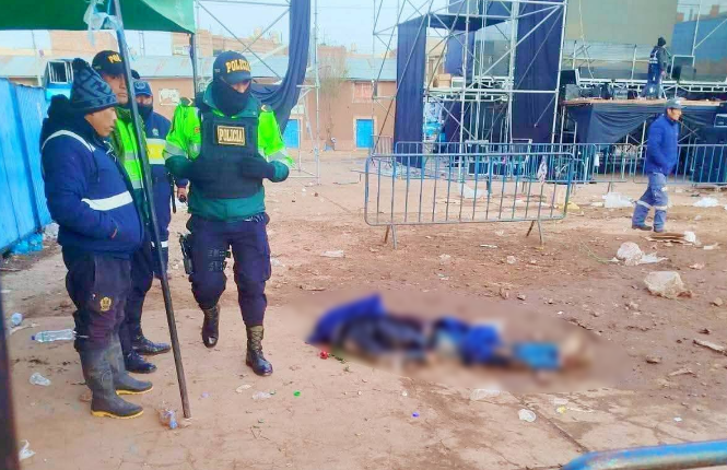 Azángaro | Persona fallece durante remate bailable por aniversario provincial Azángaro | Persona fallece durante remate bailable por aniversario provincial