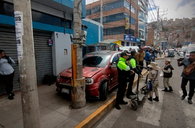 Puno | Peatón resulta herido tras accidente en la Av. El Sol con Jr. Talara